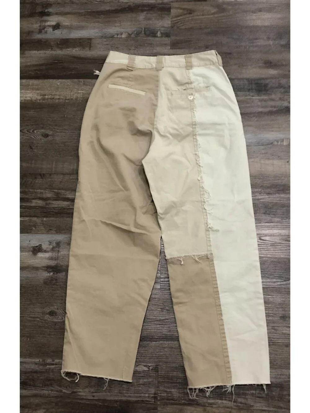 BDG Urban Outfitters Ella Spiced Chino Pants Womens Size 4 Patchwork - Picture 2 of 5